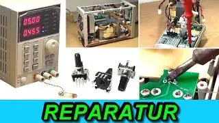 Labornetzteil reparieren RND 320 KA3005P (Korad) | Drehgeber Tausch & Modifikation (How to)