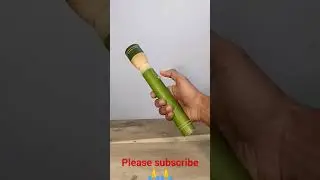 #flashlight #gun #diy #light #new #bambooart #bamboo #crafts #jangal