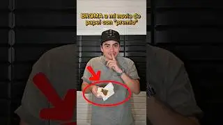 BROMA de PAPEL con PREMIO!!! 😂😳 #shorts