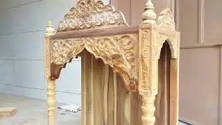 Krishna Bhagwaan Mandir Wood Polish ☺. 