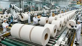 Modern Toilet Paper Production: Inside a High-Tech Manufacturing Factory