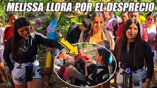 Melissa no pudo aguantar las lagrimas y llora por ser despreciada.