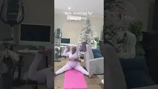 Yoga/stretches for pregnant women  #newvideo #pregnancyworkouts #execrise #viralvideo #viral