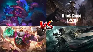 1Trick Games | Ashe and Senna VS Veigar and Bard | Ranked Gameplay