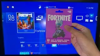 КАК АКТИВИРОВАТЬ КОД ПОДАРОЧНОЙ КАРТЫ FORTNITE НА КОНСОЛИ В 2026 ГОДУ! (PS4, PS5, XBOX)