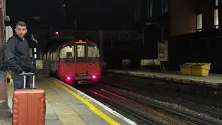 Here is the Piccadilly line Train in Barons Court Saturday 27 January 2024