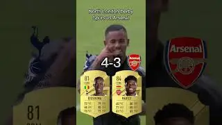 【North London Derby】Tottenham Hotspur vs Arsenal【FIFA OVR Compilation】トッテナムvsアーセナル