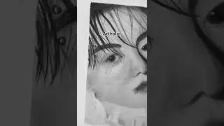 Artholic 🙂&zwj;↕️✨️ #reels #art #bts #jungkook #charcoalart #addictedtoyou #trendingaudio #shorts