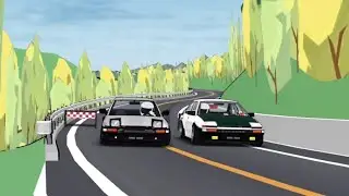 Coupe vs hatchback Touge Run | Tsubaki Line v3.3.1 | FR Legends