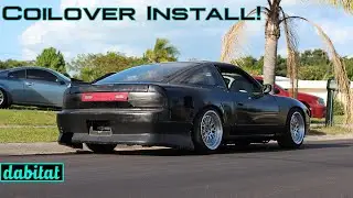 Installing Coilover's & test driving the S13 COUPE!