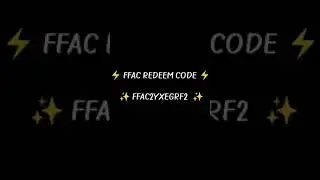 #FFAC  #FFAC2YXEGRF2 free fire🔥⚡ffac redeem code⚡ in #mrgameporkki
