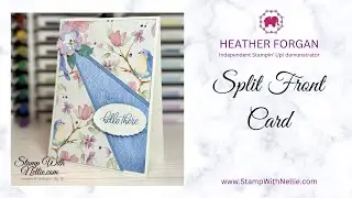 How to make a split front card with Flight & Airy designer series paper (Sale-A-Bration)