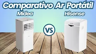 Comparativo COMPLETO Ar Portátil Midea ou Hisense 12 000 BTUs – Qual Vale a Pena em 2026