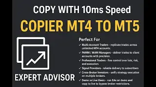 MT4 to MT5 Trade Copier EA | Master & Slave | Advanced Risk & Lot Management