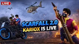 🔴 Scarfall 2.0 LIVE GAMEPLAY🥶AND EXCLUSIVE GIVEAWAY I KARIOX IS LIVE🎮#scarfall