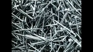 Cement nail manufacturing process- Good tools and machinery make work easy #nails #iron #factory
