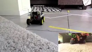 Robot with Raspberry Pi finds back its charging station using Python OpenCV