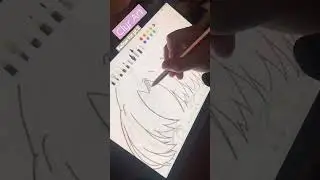 drawing anime girl pt.2 [PENUP] #shorts