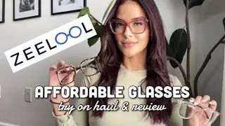 I FOUND THE CUTEST AFFORDABLE GLASSES!! | ZEELOOL TRY ON HAUL & REVIEW
