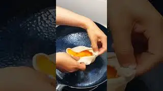 Egg yolk pancake