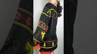 Black Bulls Ugly Christmas Sweater