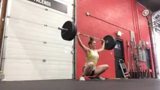 Aug 16/16- 145# squat snatch fail
