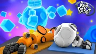 Camping Planet Chaos! 🏕️🪐 | Rob the Robot | Kids Educational Cartoons