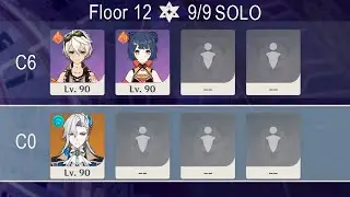 [SOLO] C0 Neuvillette & C6 Bennett + C6 Xiangling DUO l Spiral Abyss 4.3 Genshin Impact