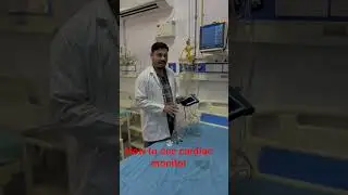 How to use cardiac monitor #hostellife #nursing #neet #education #icucare #cardiacnursing