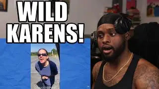 CRAZY KAREN FREAKOUT COMPILATION REACTION!!!
