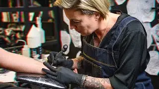 EPIC TATTOO VIDEO | Process of his first ink