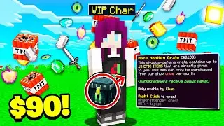 This $90 MONTHLY CRATE gives *OP* LOOT! | Minecraft SKYBLOCK #7 (Hellbounds)