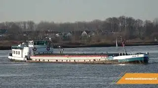 Binnenvaartschip Jaldi SE op het Lekkanaal afkomstig vanaf rivier de Lek | Binnenvaart