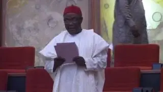 Senator Peter Nwaboshi  Delta North  23rd June 2016, lays and read the Report of the Committee on Ni