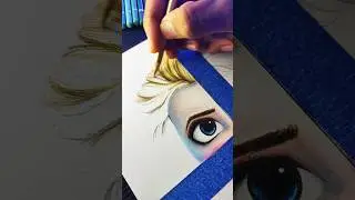Drawing |Elsa 👀✨ from Frozen 2#art #drawing #frozen2