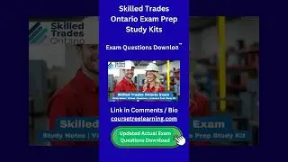 Ontario Skilled Trades Practice Questions & Answers Download PDF | Ontario Skilled Trades Test Prep