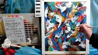 Oil painting  abstract day 4 END op1152-4  [LIVE]--  