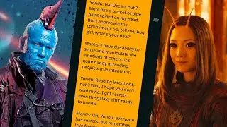 Yondu and Mantis from Guardians of the Galaxy Dialogue Generated by Funny Ai