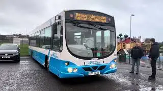 Ex Ulsterbus Scania L94UB Solar 822 Starting Up + Various Destination Displays 