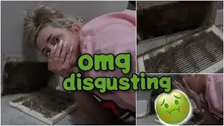 I haven't cleaned this in my house for YEARS... EW?!?! *Vlogmas day 9 & 10*