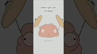 when i get sick! 🤣 (best animation memes) #shorts