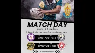 การแข่งขันกีฬารักบี้ฟุตบอลระหว่างบ้าน ประจำปีการศึกษา 2568 รอบ 2 รุ่นอายุไม่เกิน 16 ปี