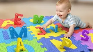 Alphabet Foam Puzzle Mat 🔤🧩   Learn ABC for Kids   Preschool Educational Video