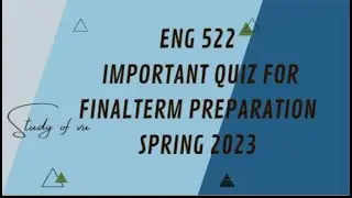 ENG 522 Finalterm Quiz || Applied Linguistics (eng 522) Most Important Quiz