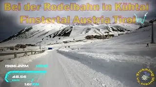 Bei der Rodelbahn in K&uuml;htai Finstertal  Austria Tirol POV Onride