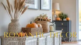 Romantic Shabby Chic Decor 2025: French Country Fall Touches in Soft Pink & Sage Green