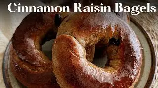 Cinnamon Raisin Bagels (Vegan and Delicious)