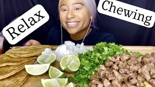 ASMR | RELAXING TACOS ( cooking and eating sounds)