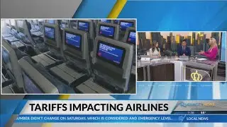 Tariffs impacting airline bookings