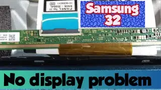Samsung Led Tv no display problem repair.  CKV line Short 